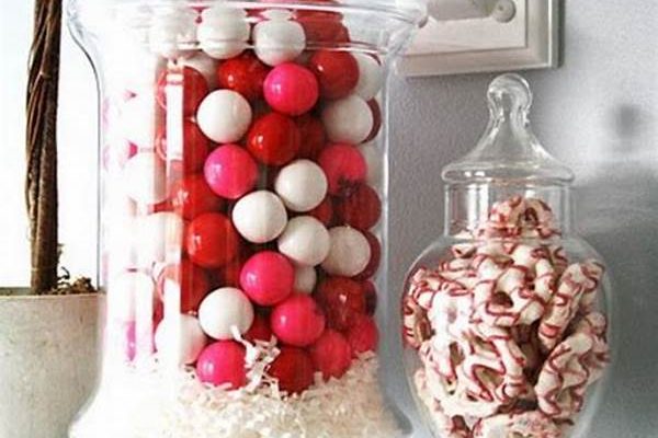 Colorful Candy Jar Decorations
