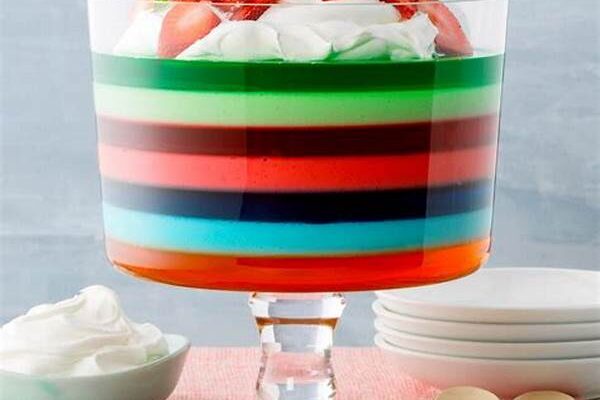 Colorful Layered Dessert Ideas