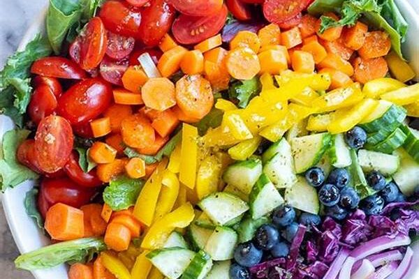 Creative Colorful Salad Combinations