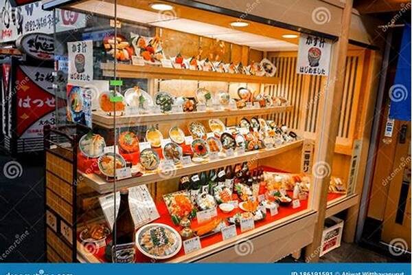 Japanese Food Display Artistry