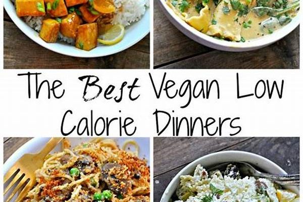 Vegan Low-calorie Dinner Recipes
