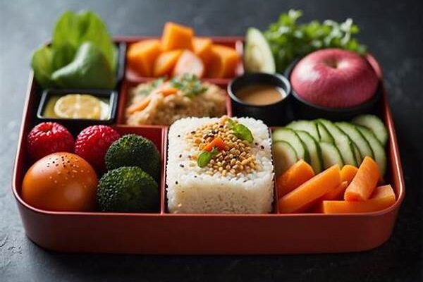 Eye-catching Bento Food Presentation